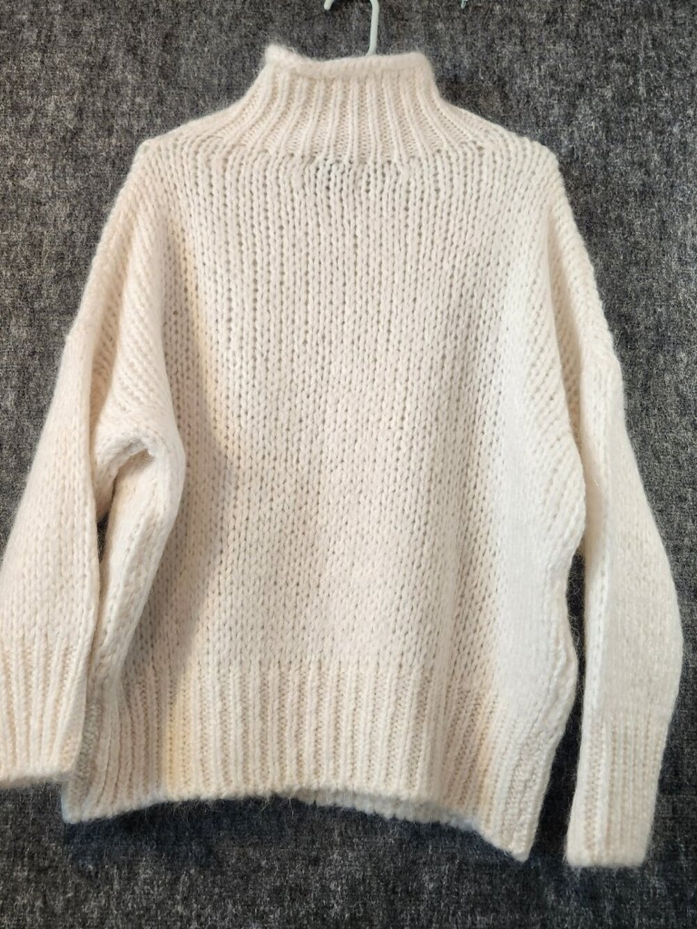 FRNCH Paris Elle Maxine Mohair Wool Sweater NWT Ivory Oversized M/L